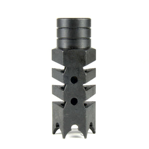 49/64x20 TPI Shark Style Muzzle Brake For .50 Beowulf