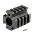 Aluminum .750 Low Profile Gas Block Quad Rail Mount + Roll Pin for .223/5.56