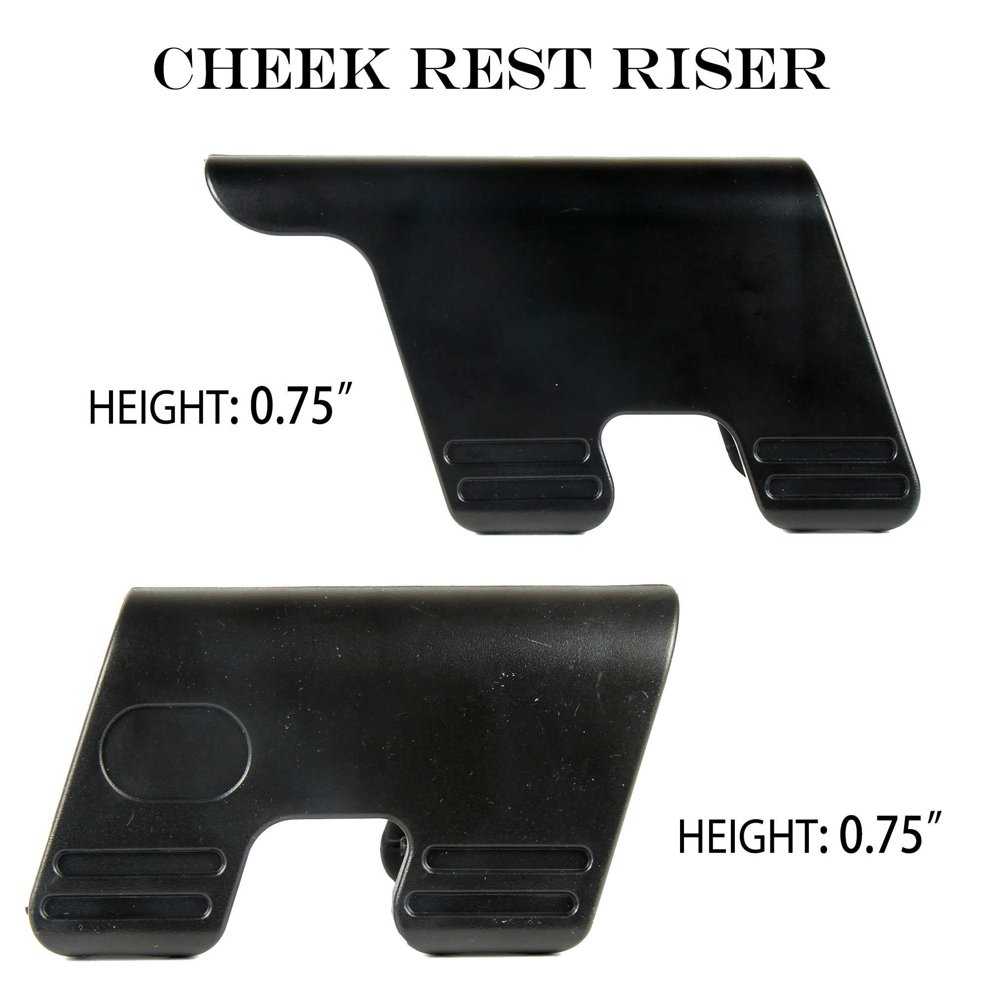 2pcs Combo Cheek Rest Riser For Buttstock - Hight 1.25