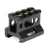 Flat top 1" See Through Riser Rail Mount 3 slot Picatinny Weaver