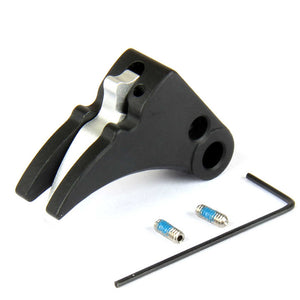 Aluminum Trigger Shoe + Safety For Glock G17 G19 G22 G23 G26 G27 G43 G43x