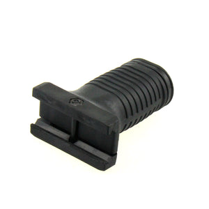 Short Vertical Foregrip Fit Picatinny Rail - Height 2.5" - BLACK