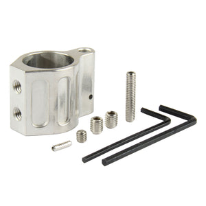 Stainless Steel 0.750" Adjustable Low Profile Gas Block For .223/5.56