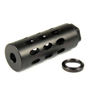 1/2"x28 or 1/2"x36 or 5/8"x24 Thread Muzzle Brake For .223/5.56 or 9mm or .308