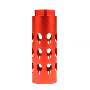 RED 1/2"x28 Thread Muzzle Brake For .223/5.56