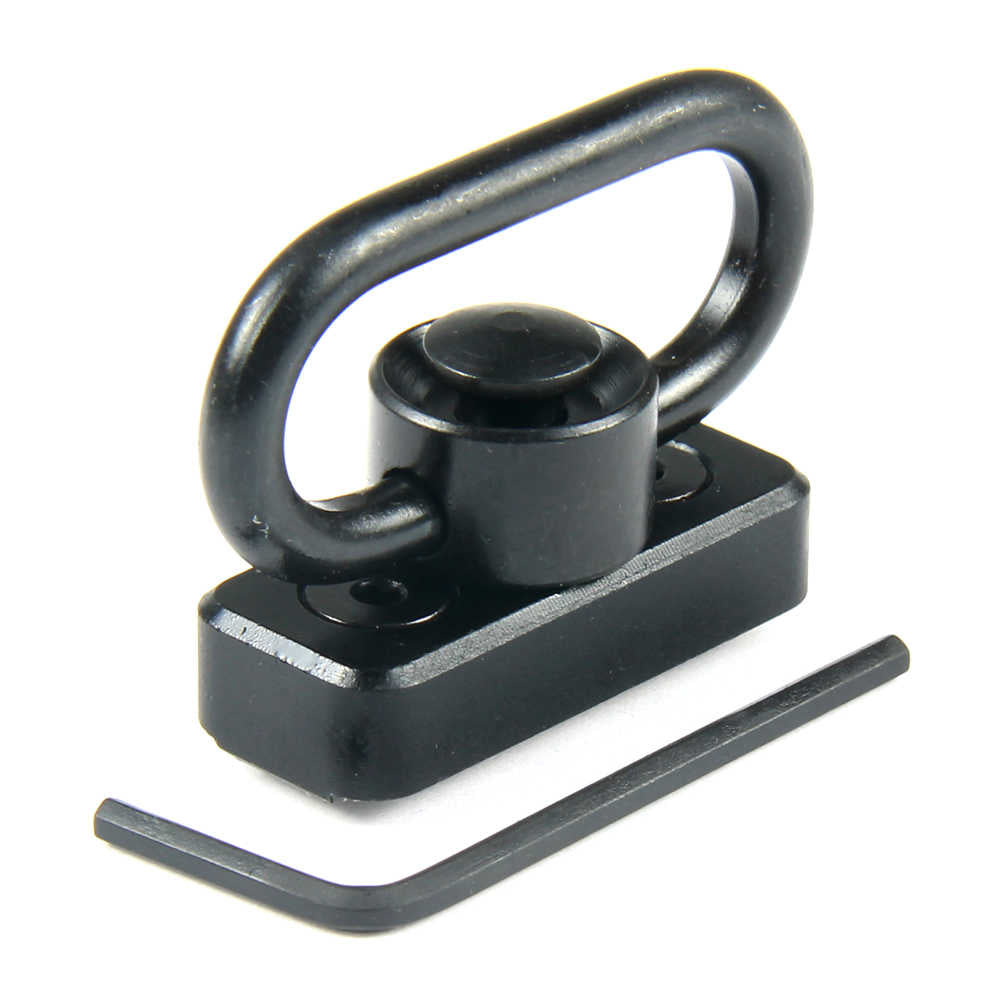 thumbnail image 2 of TACFUN Keymod Adapter Base With Push Button QD Sling Swivel 2 of 5