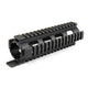 AR-15 6.7" Carbine 2pc Drop-In Handguard, Extended Top Rail, for ROUND End Cap