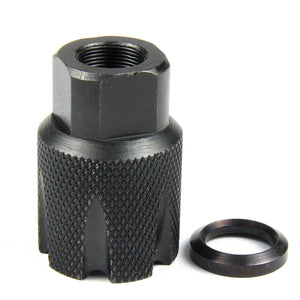 1/2"x36 Thread Compact Style Muzzle Brake For 9MM