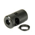 Knurled  1/2"x36 Thread Short Style Muzzle Brake For 9MM