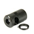 1/2"x28 Thread Short Style Muzzle Brake For .223/5.56 Knurled Finish