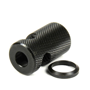 5/8"x24 Thread Short Knurled Style Muzzle Brake For .308