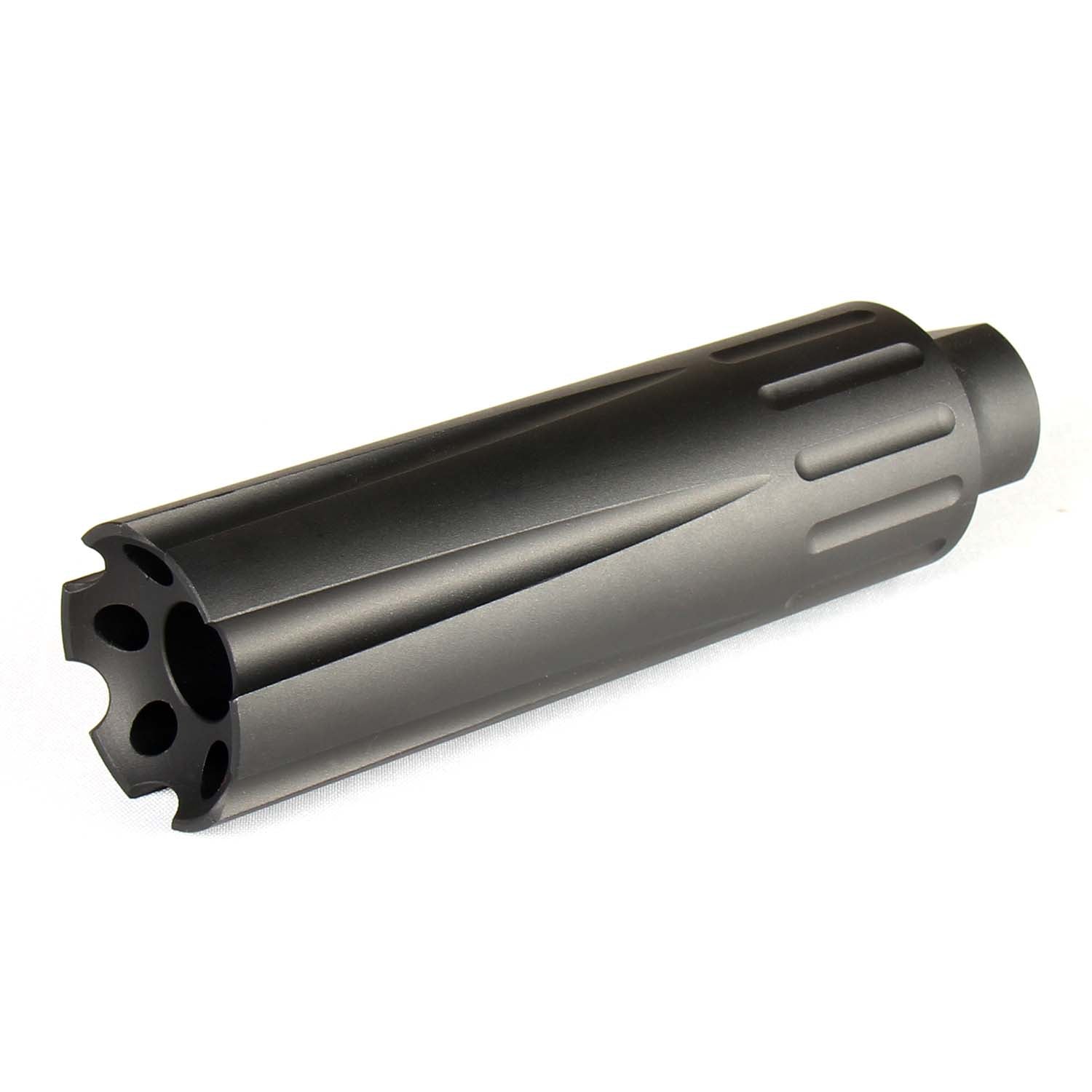 4.5 Extra Long Low Concussion Linear Compensator Muzzle Brake for .22 –  TACFUN