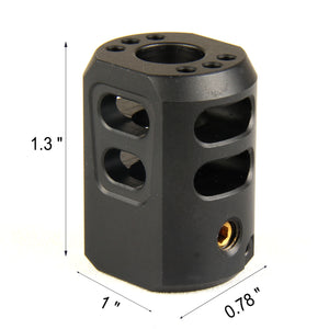 9/16x24 TPI Six Ports Muzzle Brake Compensator For .40  #1812-4