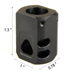 9MM Muzzle Brake 1/2x28 TPI Compensator for GLOCK #1814G – TACFUN