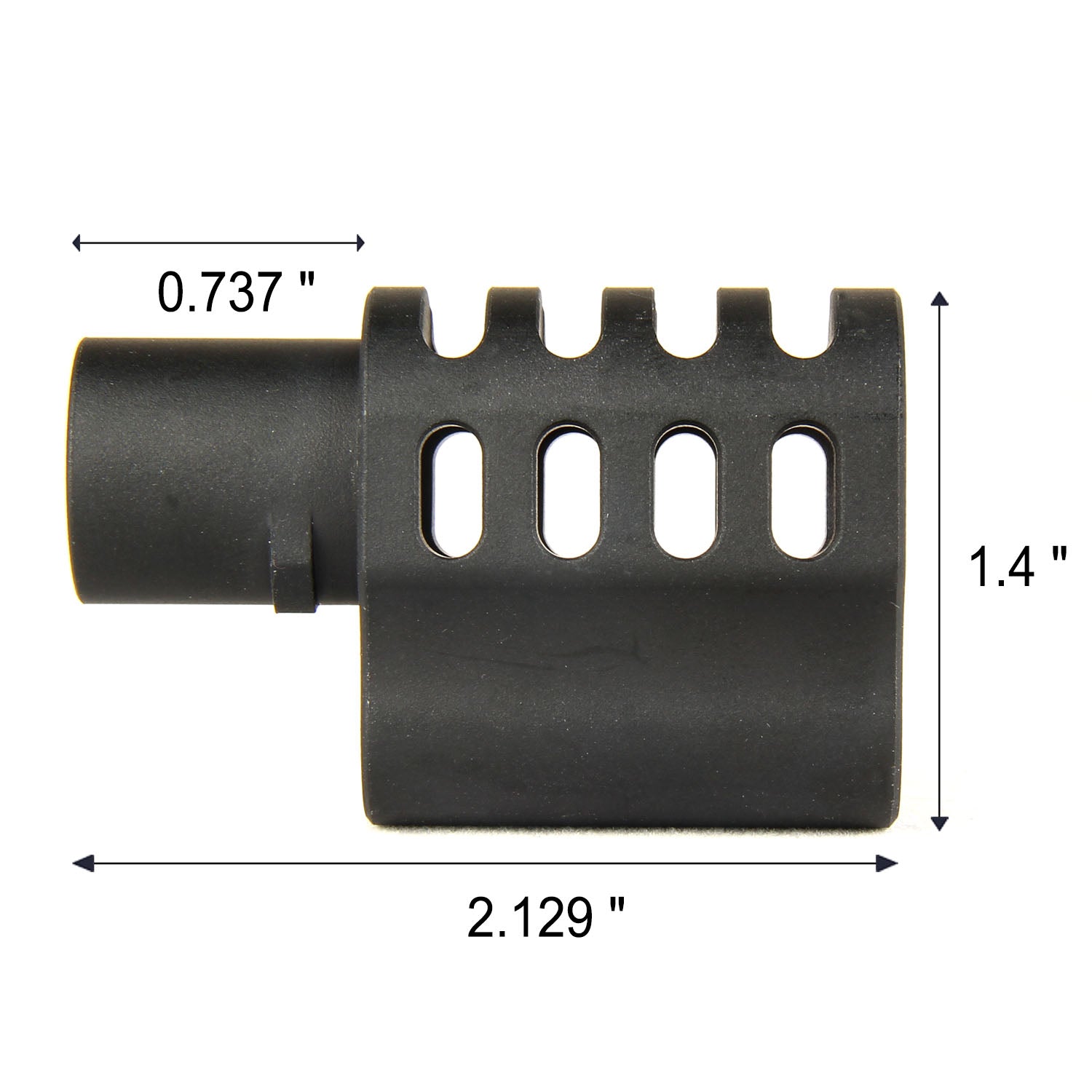 1911 .45 acp Mil-Spec muzzle brake SATIN PREDATOR compensator + FREE 1911 .45 acp Mil-Spec muzzle brake SATIN PREDATOR compensator + FREE
