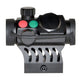 Red Hawk Series Compact Reflex Red/Green Dot Scope with Integrated 1" High Profile Picatinny Mount