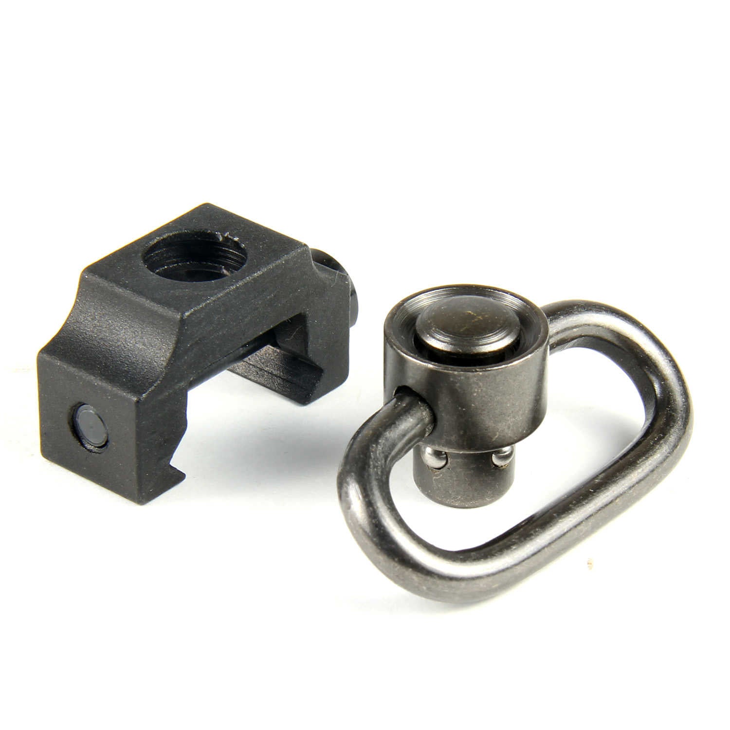 Quick Detach Sling Swivel Set - Picatinny Rail Mount With Push Button Release, 20mm