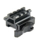Quick Release 3 Slot Angle See-Throu Mount Double Picatinny/Weaver Rail