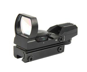 Red & Green Reflex Sight with 4 Reticles , 3/8" Dovetail Mount