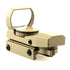 TAN Reflex Red/Green Dot Sight w/ 4 Reticles Metal Scope