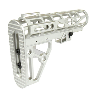 Skeletonized Mil Spec 6 Position Buttstock Anodized Aluminum for 223/5.56/308