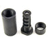 STEEL 1/2"x28 Thread Muzzle Brake For .223 + 3/4-16 threaded Sound Forwarder Sleeve + Nut