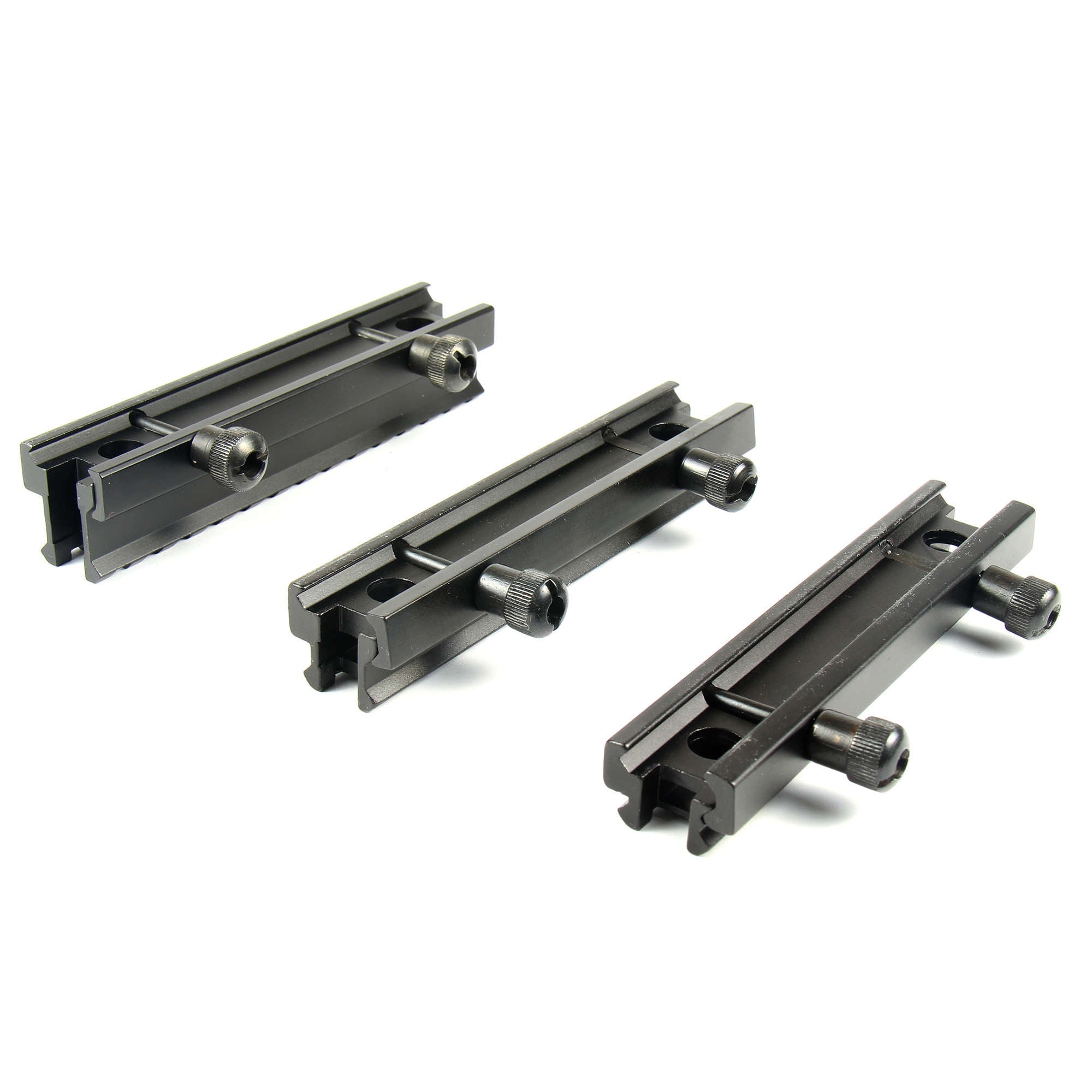 8 Slots Scope Riser Mount Base Mount 20mm to 20mm Picatinny Rail See Through 8 Slots Scope Riser Mount Base Mount 20mm to 20mm Picatinny Rail See Through