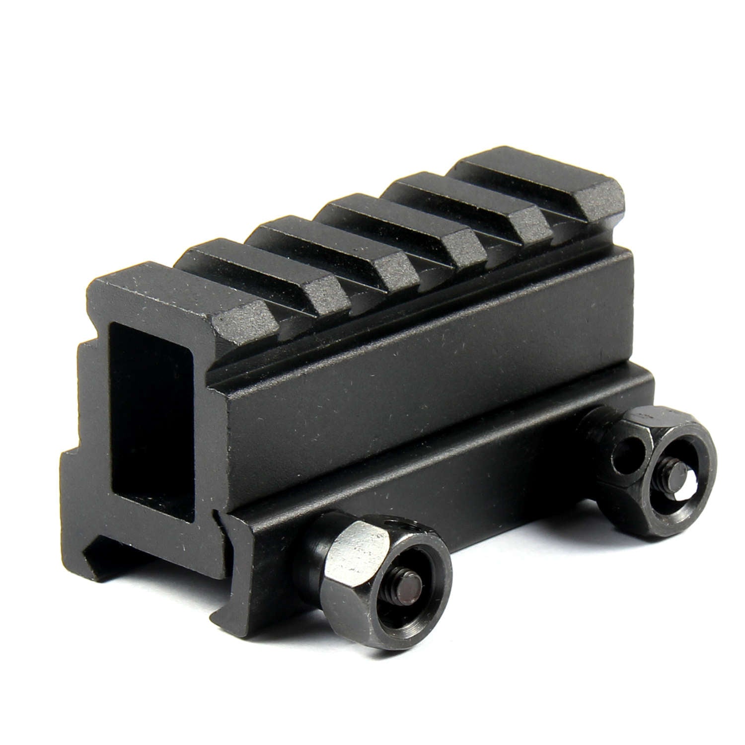 Weaver Scope Riser See-Thru Riser Base Picatinny Weaver Rail Scope Mount 5 Slots – TACFUN