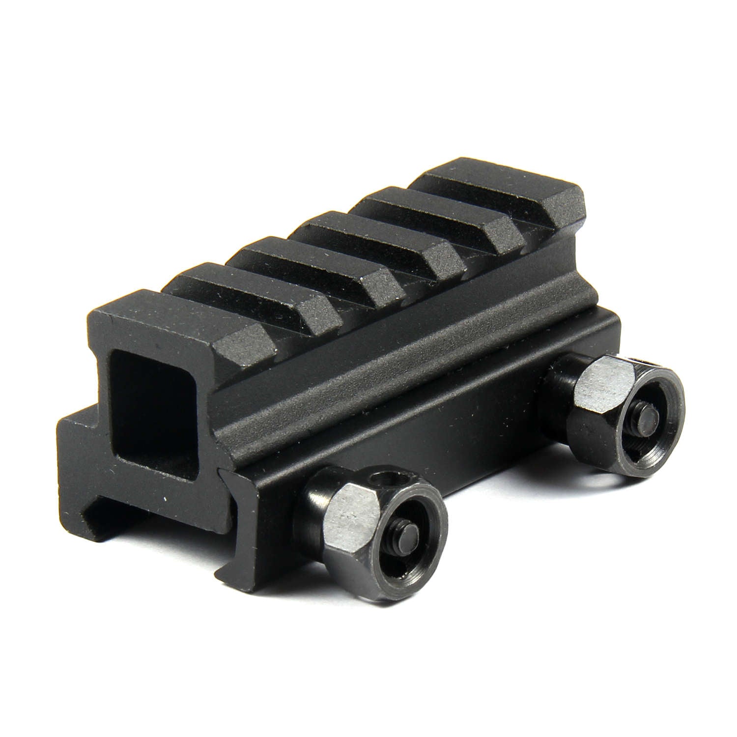Weaver Scope Riser See-Thru Riser Base Picatinny Weaver Rail Scope Mount 5 Slots – TACFUN