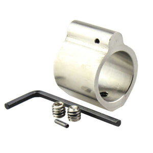 Stainless Steel .936 Low Micro Gas Block For .308 w/Roll Pin