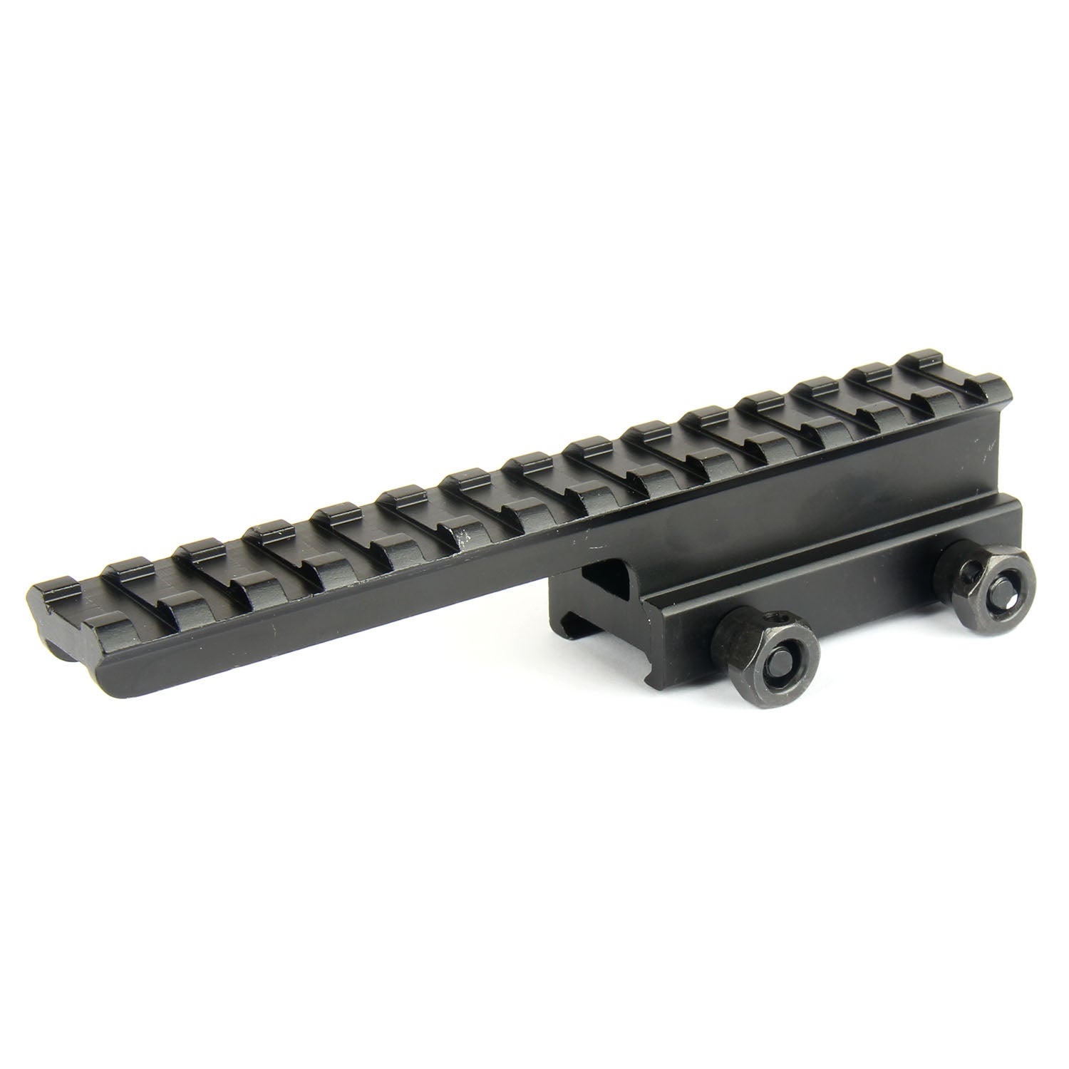 See-Thru 1 inch Riser Base Picatinny Weaver Rail Scope Mount 14 Slots ...