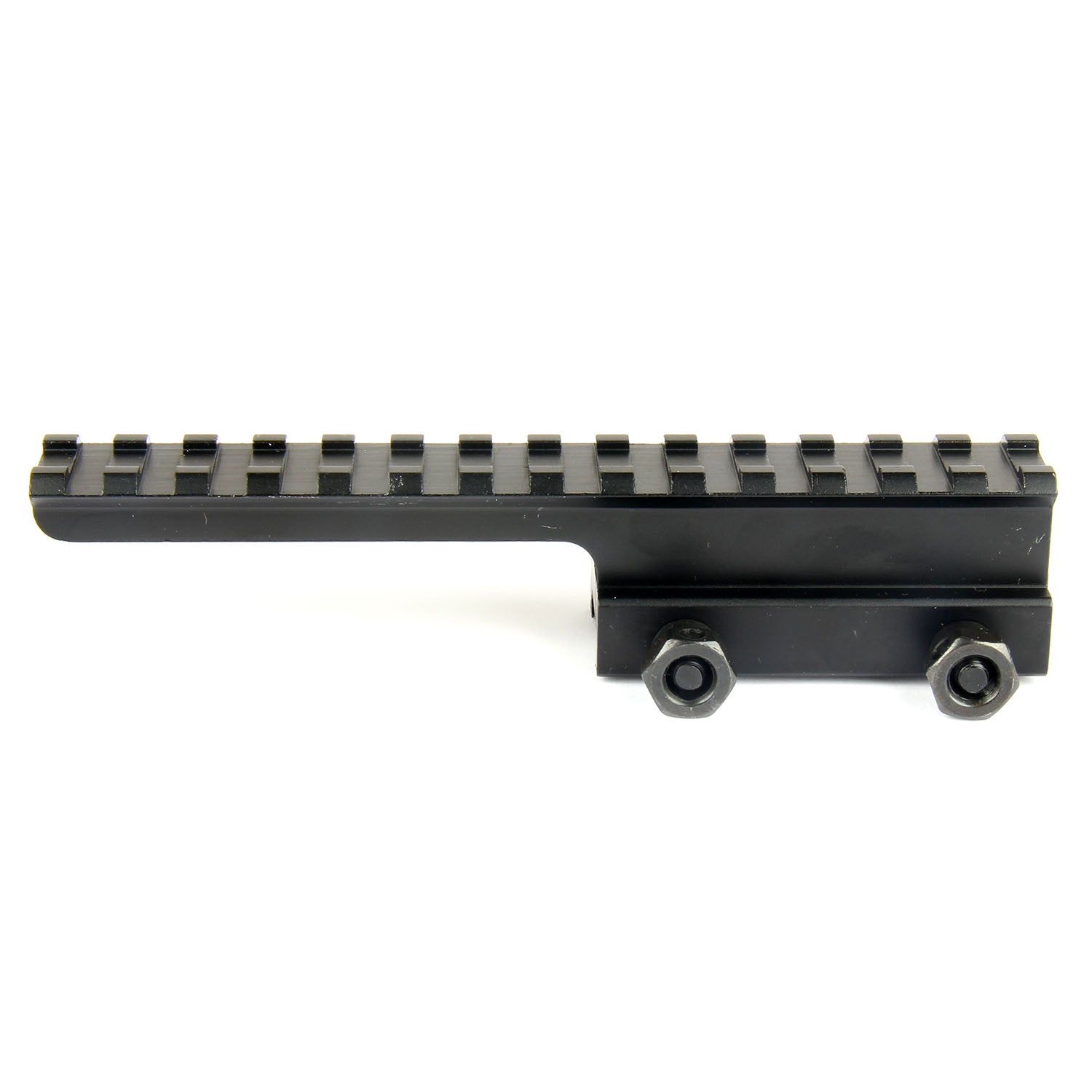 See-Thru 1 inch Riser Base Picatinny Weaver Rail Scope Mount 14 Slots ...