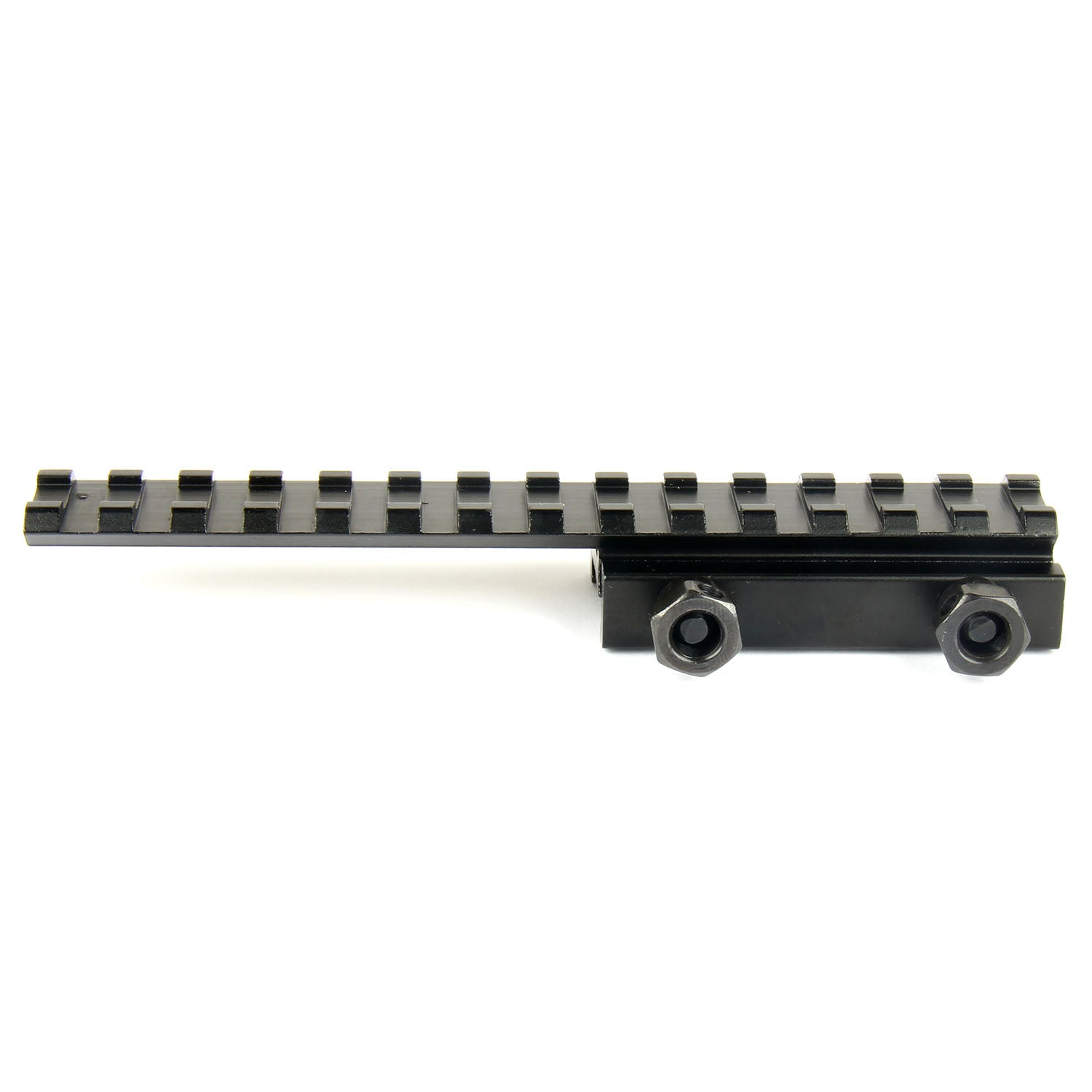 See-Thru 1/2 inch Riser Base Picatinny Weaver Rail Scope Mount 14 Slot ...