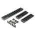 3PCS COMBO M-LOK Picatinny Weaver Rail Section 7 3 3 Slot - Aluminum