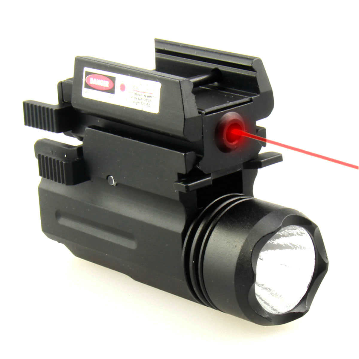 Tactical Compact Red Laser + QD Quick Release Flashlight – TACFUN