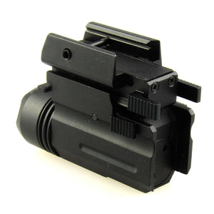 Tactical Compact Red Laser + QD Quick Release Flashlight